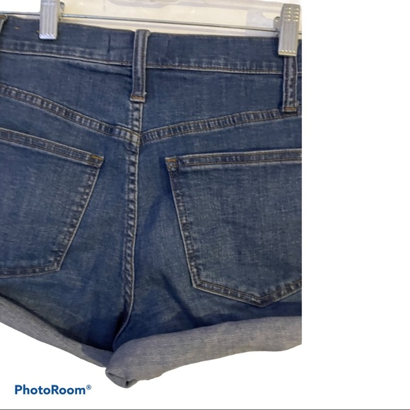 Madewell high rise button fly cuffed jean shorts Size 24 - Picture 5 of 7